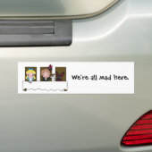 Mad Tea Party Bumpersticker (Op auto)