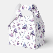 Mad Tea Party roze en Blue Waterverf Bedankdoosjes (Achterkant)