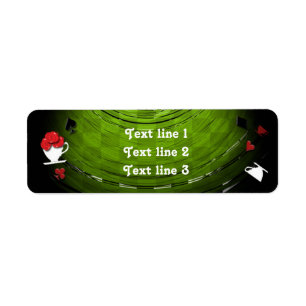 MAD TEA PARTY Whimsical Wonderland Étiquettes de a