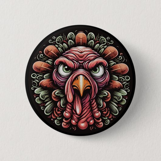 Mad Turkey Attitude Button (Voorkant)