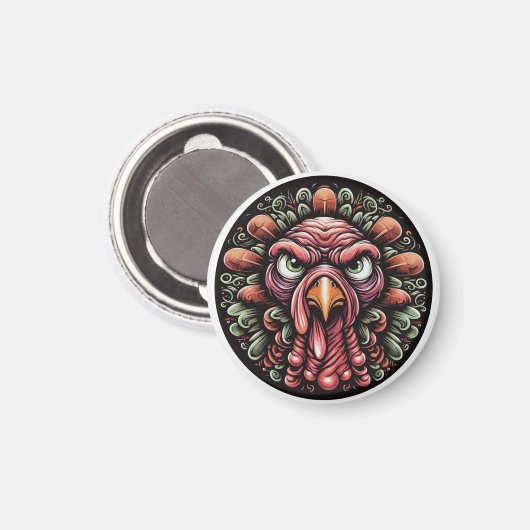 "Mad Turkey" Magnet (Recto/Verso)