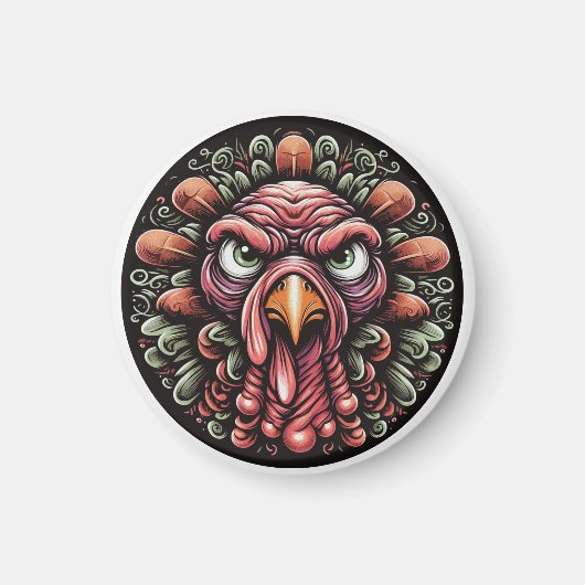 "Mad Turkey" Magnet (Devant)