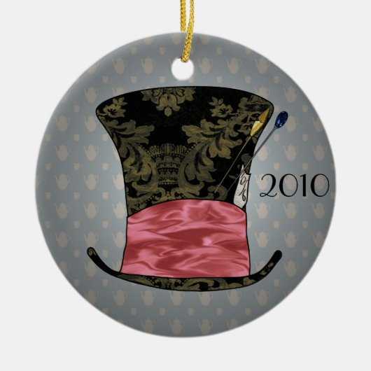 'Mad Victoriaans' Keramisch Ornament (Voorkant)