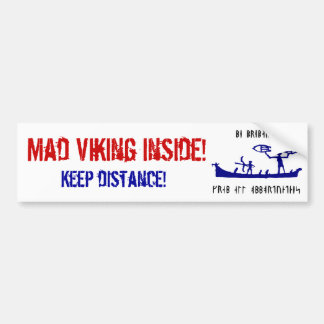 Mad Viking Bumpersticker