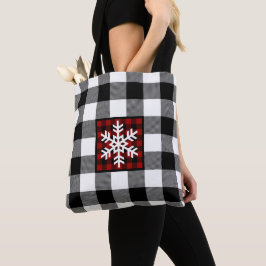 Mad voor Canvas tas met gespleten Snowflake