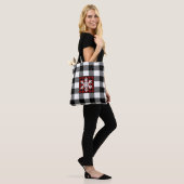 Mad voor Canvas tas met gespleten Snowflake (Op model)