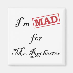 Mad voor de heer Rochester Magneet
