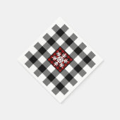 Mad voor Plaid, Sneeuwvlok Servet (Hoek)