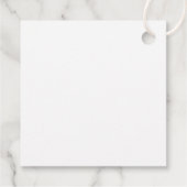 Mad voor spelden, Snowflake Gift Label (Achterkant)