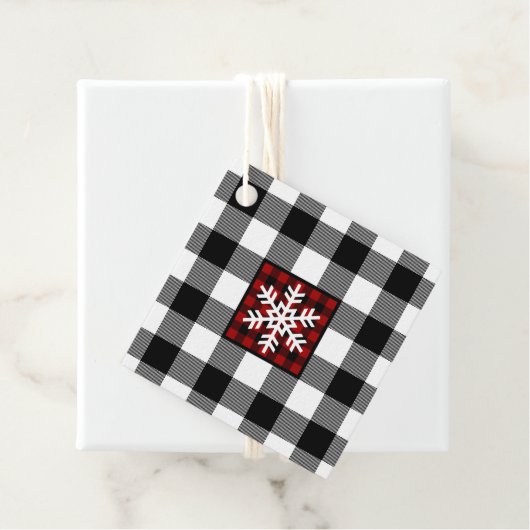 Mad voor spelden, Snowflake Gift Label (In situ)