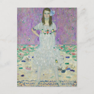 Mäda Primavesi door Gustav Klimt Briefkaart