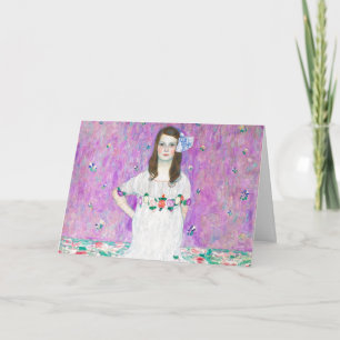 Mada Primavesi door Gustav Klimt die kunstwerk sch Kaart