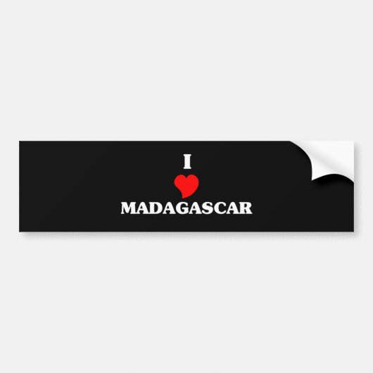 MADAGASCAR BUMPERSTICKER (Voorkant)