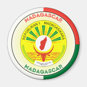 Madagascar Erfgoed Embleem Magneet