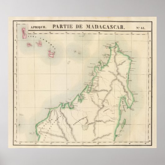 Madagaskar - Afrika 55 Poster (Voorkant)