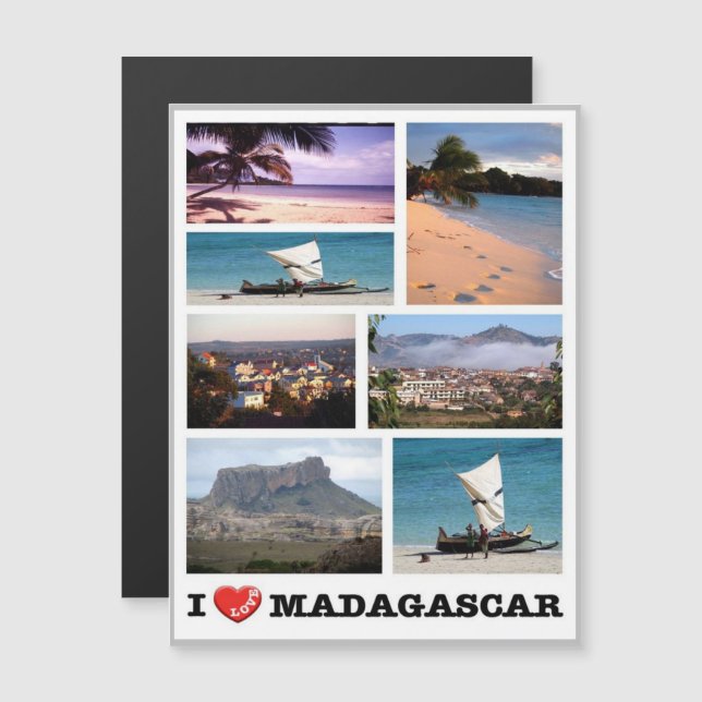 Madagaskar - I Love - (Voorkant / Achterkant)