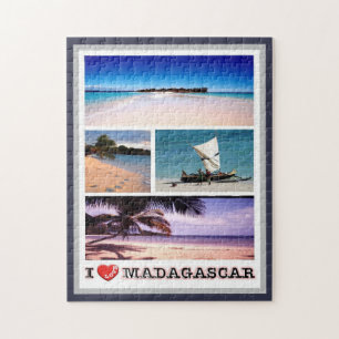 Madagaskar - I Love - Legpuzzel