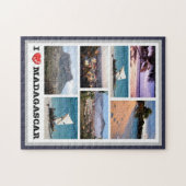 Madagaskar - I Love - Legpuzzel (Horizontaal)