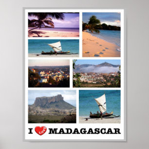 Madagaskar - I Love - Poster