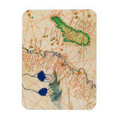 Madagaskar-kaart Magneet (Verticaal)