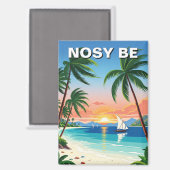 Madagaskar Nosy Be Travel Magneet (Voorkant / Achterkant)