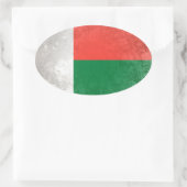 Madagaskar Ovale Sticker (Tas)