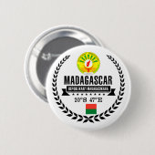 Madagaskar Ronde Button 5,7 Cm (Voorkant /achterkant)