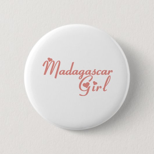 Madagaskar Ronde Button 5,7 Cm (Voorkant)