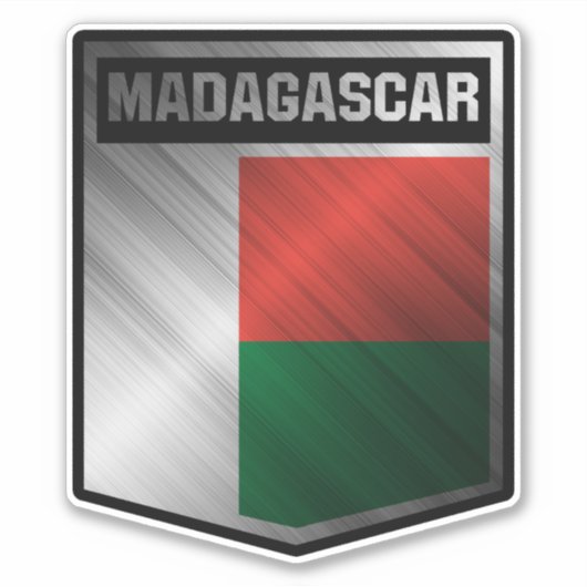 Madagaskar Sticker (Voorkant)