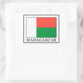 Madagaskar-sticker Rechthoekige Sticker (Tas)