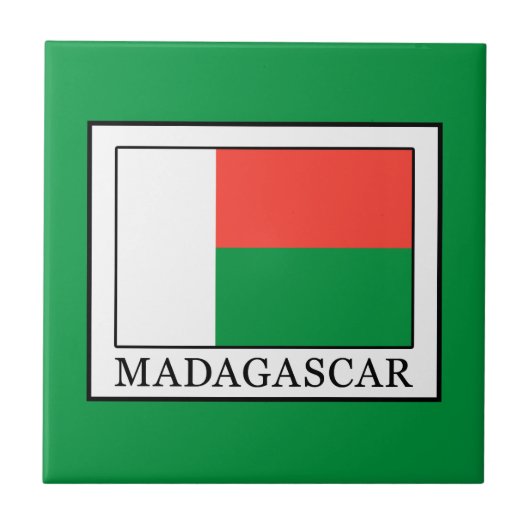 Madagaskar Tegeltje (Voorkant)