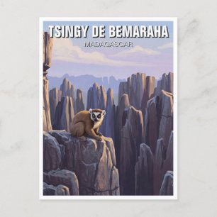 Madagaskar Tsingy de Bemaraha Nationaal Park Reize Briefkaart