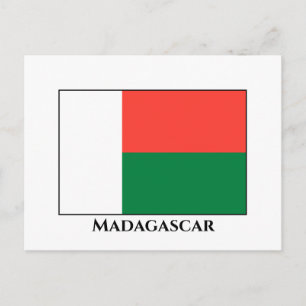 Madagaskar-vlag Briefkaart