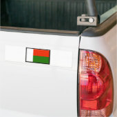 Madagaskar-vlag Bumpersticker (Op Truck)