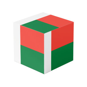 Madagaskar-vlag Kubus