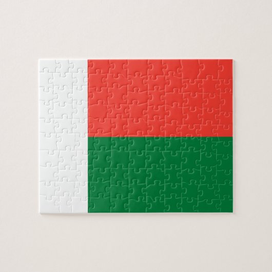 Madagaskar-vlag Legpuzzel (Horizontaal)