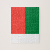 Madagaskar-vlag Legpuzzel (Verticaal)