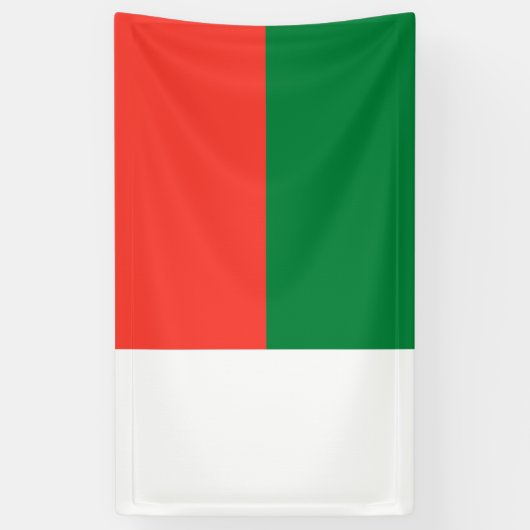 Madagaskar-vlag Spandoek (Verticaal)