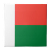 Madagaskar-vlag Tegeltje (Voorkant)