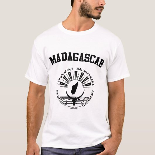 Madagaskar-wapenschild T-shirt (Voorkant)