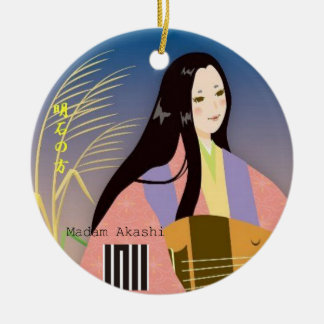 Madam Akashi   from 'The Tales of Genji' Keramisch Ornament