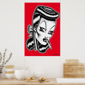 Madam Mars™/Glamour Portrait Poster (Cuisine)