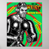 Madam Mars/Weird Experiments Poster (Voorkant)
