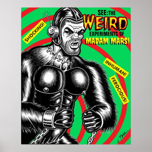 Madam Mars/Weird Experiments Poster (Voorkant)