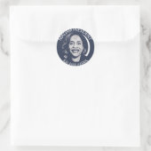 Madam President Kamala Harris Ronde Sticker (Tas)