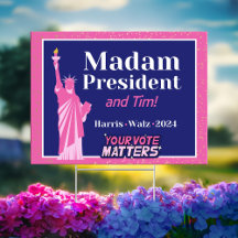 Madam President & Tim Verkiezing 2024 Achtertuin T