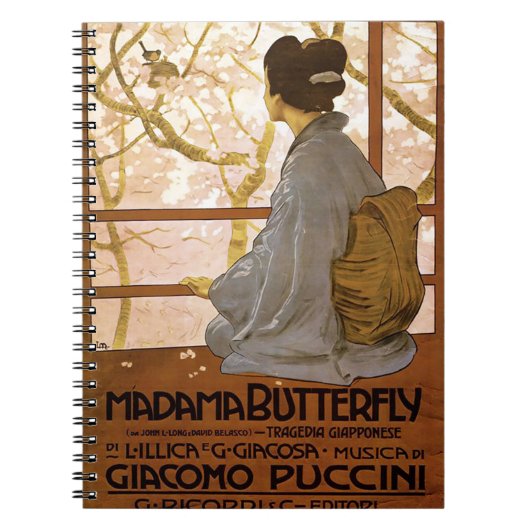 Madama Butterfly - Metlicovitz Notitieboek (Voorkant)