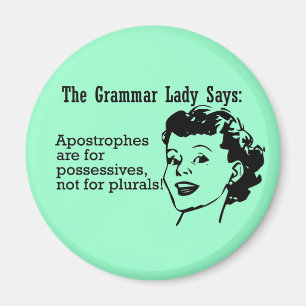 Madame Apostrophes Magnets de grammaire