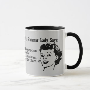 Madame Apostrophes Mugs de grammaire