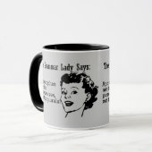 Madame Apostrophes Mugs de grammaire (Devant gauche)